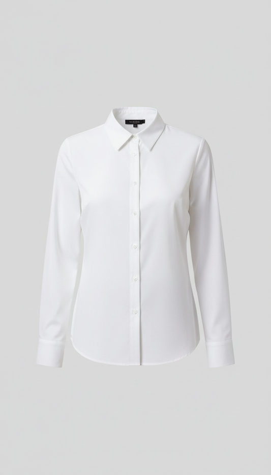 White Button-Up Blouse