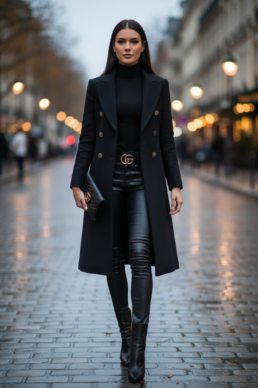 Black Coat – Parisian Dusk