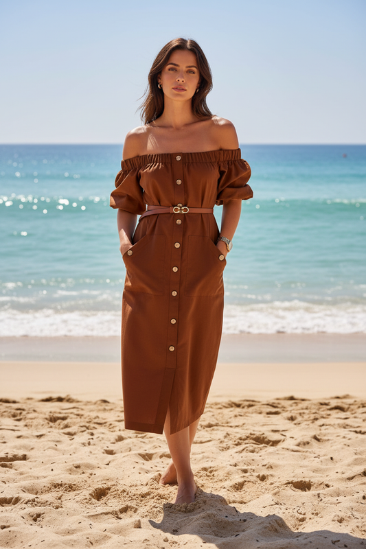 Brown Dress