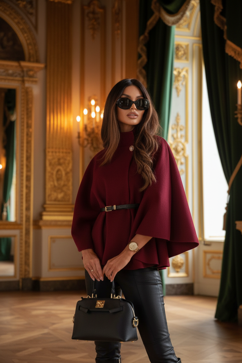 Burgundy Cape - Palace Hall