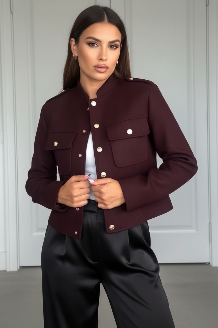 Burgundy Jacket