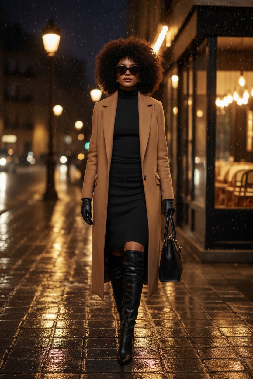 Camel Coat – Paris Night