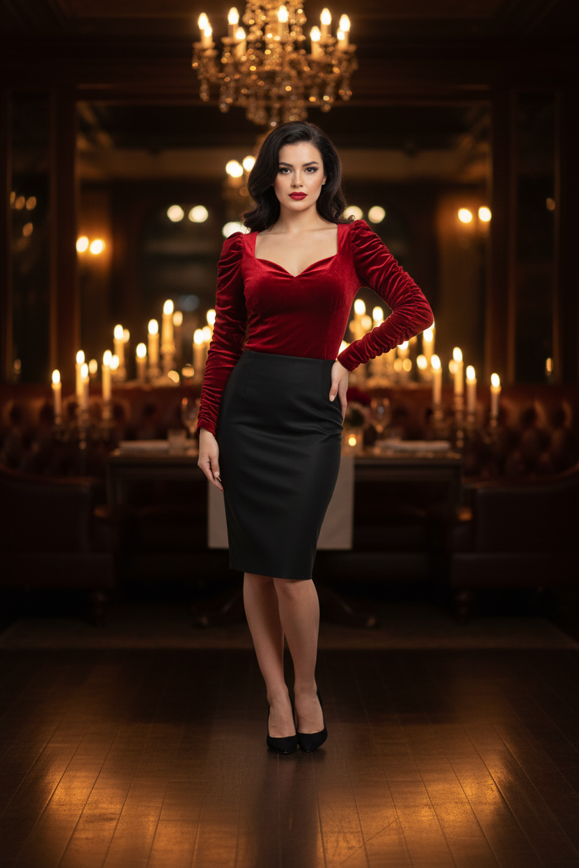 Candlelit Restaurant Shot