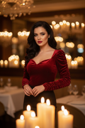 Candlelit Restaurant - Top Focus