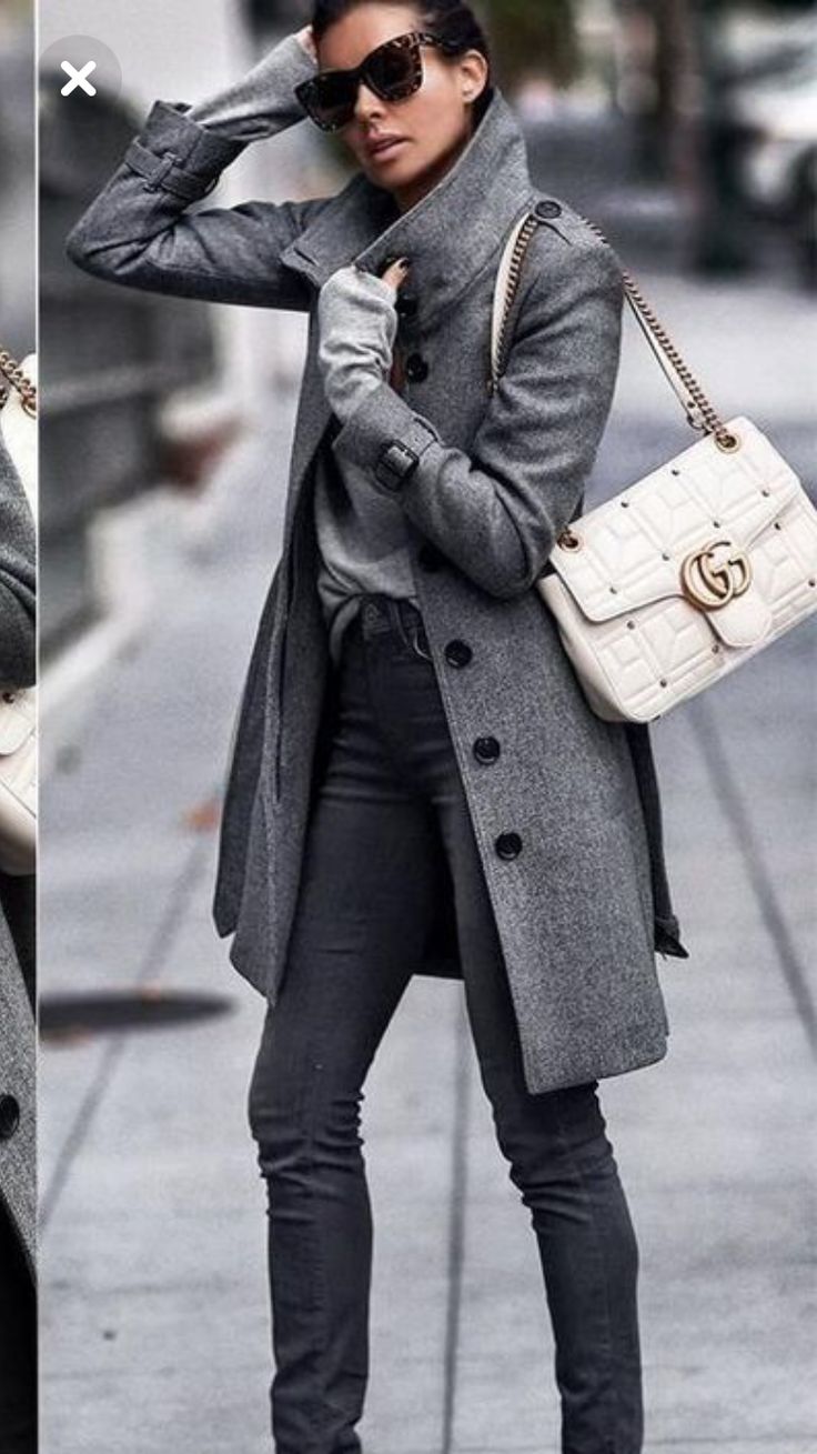 Stylish high coaller coat