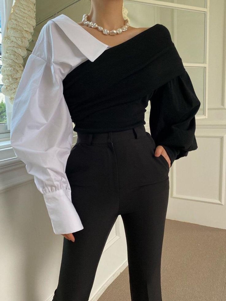 Vintage statement Blouse