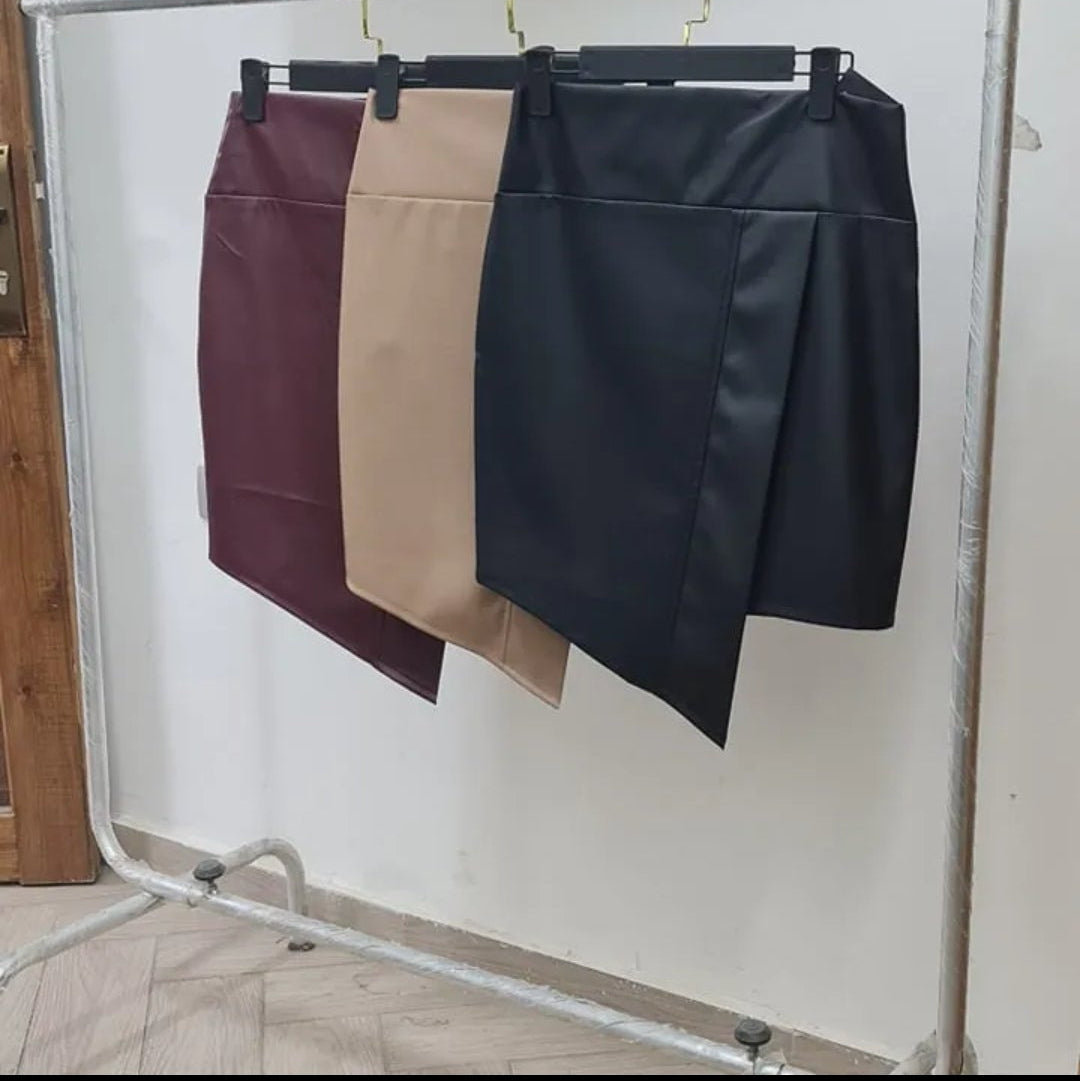 Leather mini Skirt