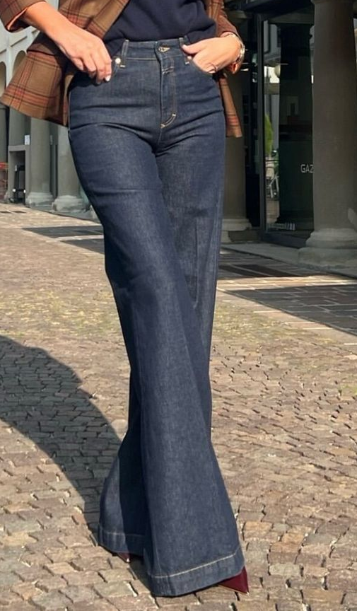 Denim Straight pants
