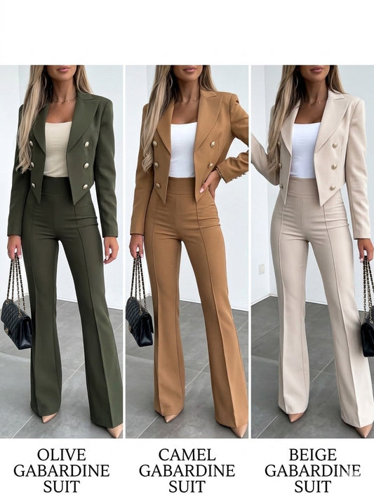 Cropped suit
