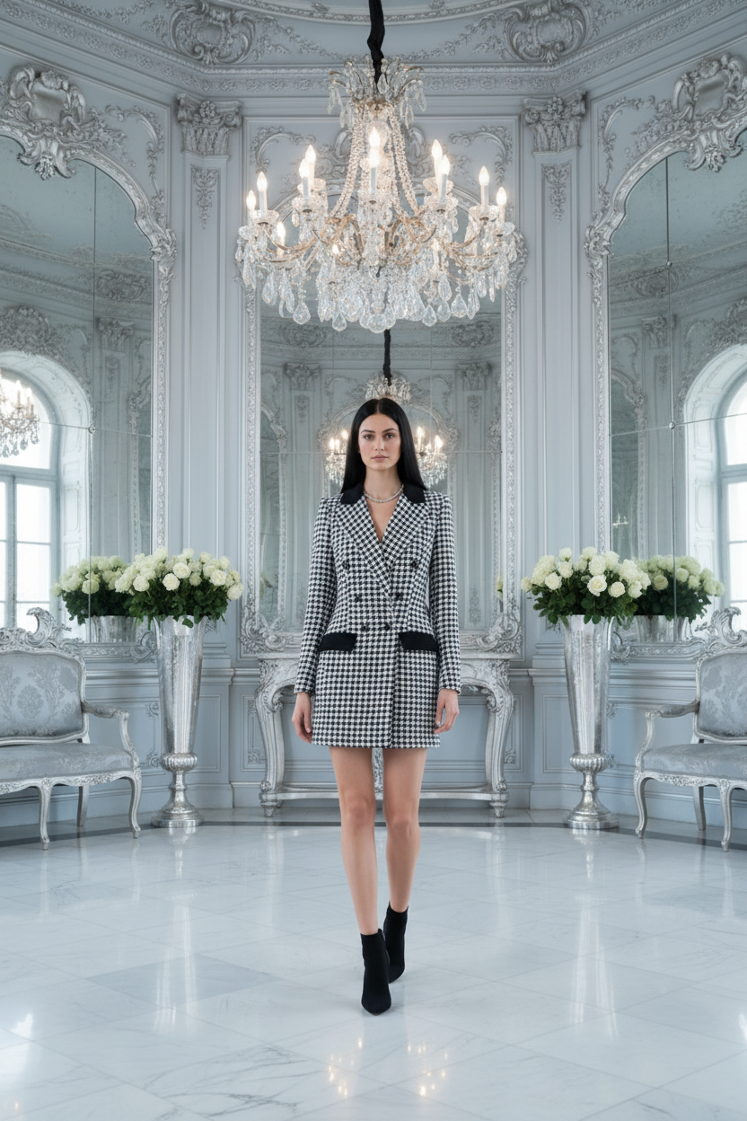 Rococo Salon - Silver Buttons