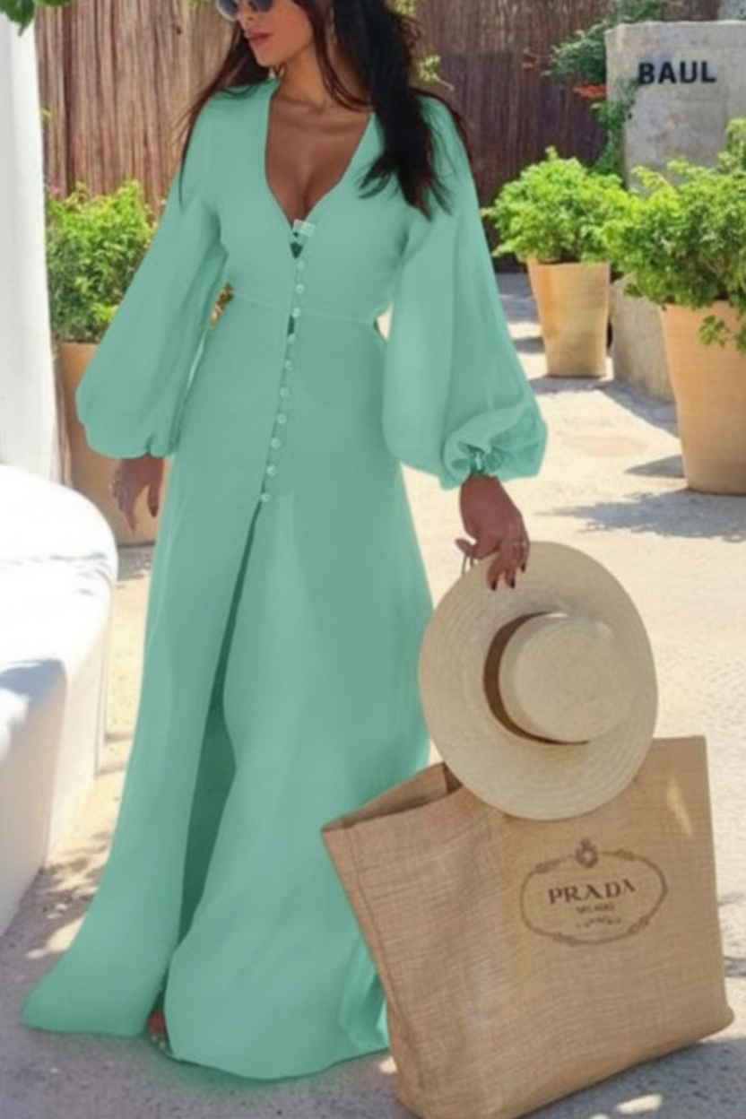 Simon Dress – Aqua Mint